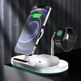 thumbnail image 4 of XGFHYJEH Charging Station, Wireless Charging Station, Charging Station for Multiple Devices, Wireless Charging, 3 in 1 Charging Station, Wireless Charge, for Android, Iphone, Apple, Samsung, Ipad, 4 of 5