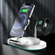 thumbnail image 5 of Cargador inalámbrico magnético plegable vertical de 15 W y 3 en 1 para teléfono móvil/auriculares con soporte de carga inalámbrica para reloj., 5 of 6