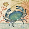 thumbnail image 2 of Gladding, Pamela 12x12 Black Ornate Wood Framed with Double Matting Museum Art Print Titled - Oceana II, 2 of 4