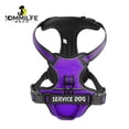 thumbnail image 2 of Nylon Adjustable Dog Harness Personalized Reflective Dog Harness Vest Breathable Pet Harness Leash For Small Medium Large Dogs ShopWise Round, 2 of 14