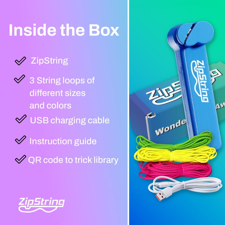 ZipString , Gift for Kids and Adults, As Seen on Shark Tank