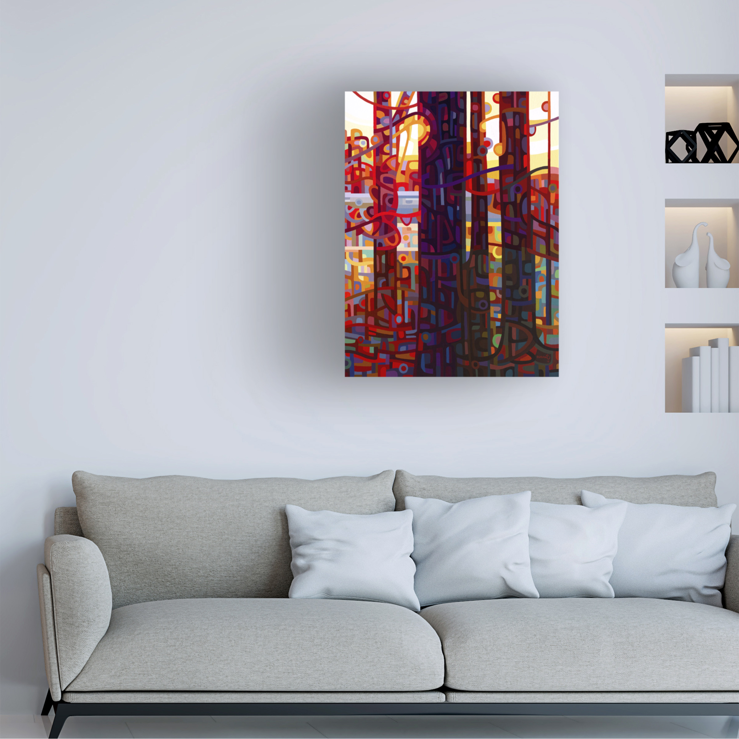Trademark Fine Art "Carnelian Morning" Canvas Art by Mandy Budan
