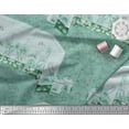 thumbnail image 3 of Soimoi Blue Poly Georgette Fabric & Floral Artistic Print Fabric by Yard 42 Inch Wide, 3 of 3