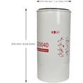 thumbnail image 2 of Fuel Filter Water Separator Spin-On FS20040 Compatible with International Truck Racor Housings LT HX HV RH Prostar Late 9900 for Cummins 2611236C1 WF10006 P551839 BF46018-O, 2 of 6