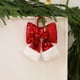 thumbnail image 1 of Oioii Glitter Christmas Bow Ornaments for Christmas Tree Decorations Shiny Wreath Bows Pendant Xmas Tree Hanging Ornaments for Holiday Winter Home New Year Party Decorations, 1 of 3