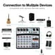 thumbnail image 4 of BMG-06D 6 canales 16 DSP Interfaz USB compatible con Bluetooth Mezclador de audio de grabación, 4 of 8