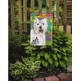 thumbnail image 2 of Carolines Treasures SC9450-FLAG-PARENT Westie Easter Eggtravaganza Flag  multicolor, 2 of 2