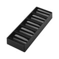 thumbnail image 4 of Milaget Acrylic Chips Tray Holds 100 Chips Container Acrylic Game Storage Case Stackable Black Without Lid, 4 of 9
