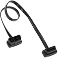 thumbnail image 2 of OBD2 macho a hembra línea extendida codo OBD línea plana tira de superficie seguimiento GPS ELM327 línea de prueba automotriz 8 núcleos, 2 of 5