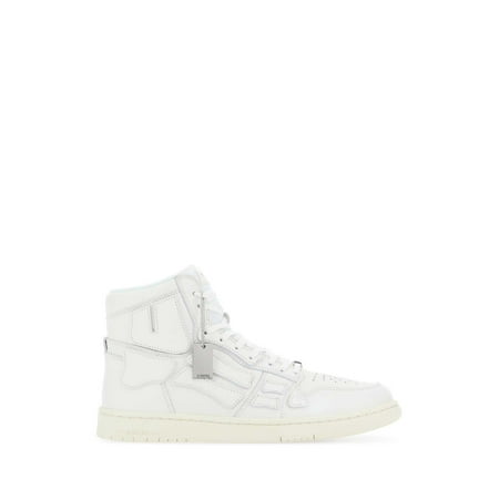 

AMIRI White Leather Skel Sneakers