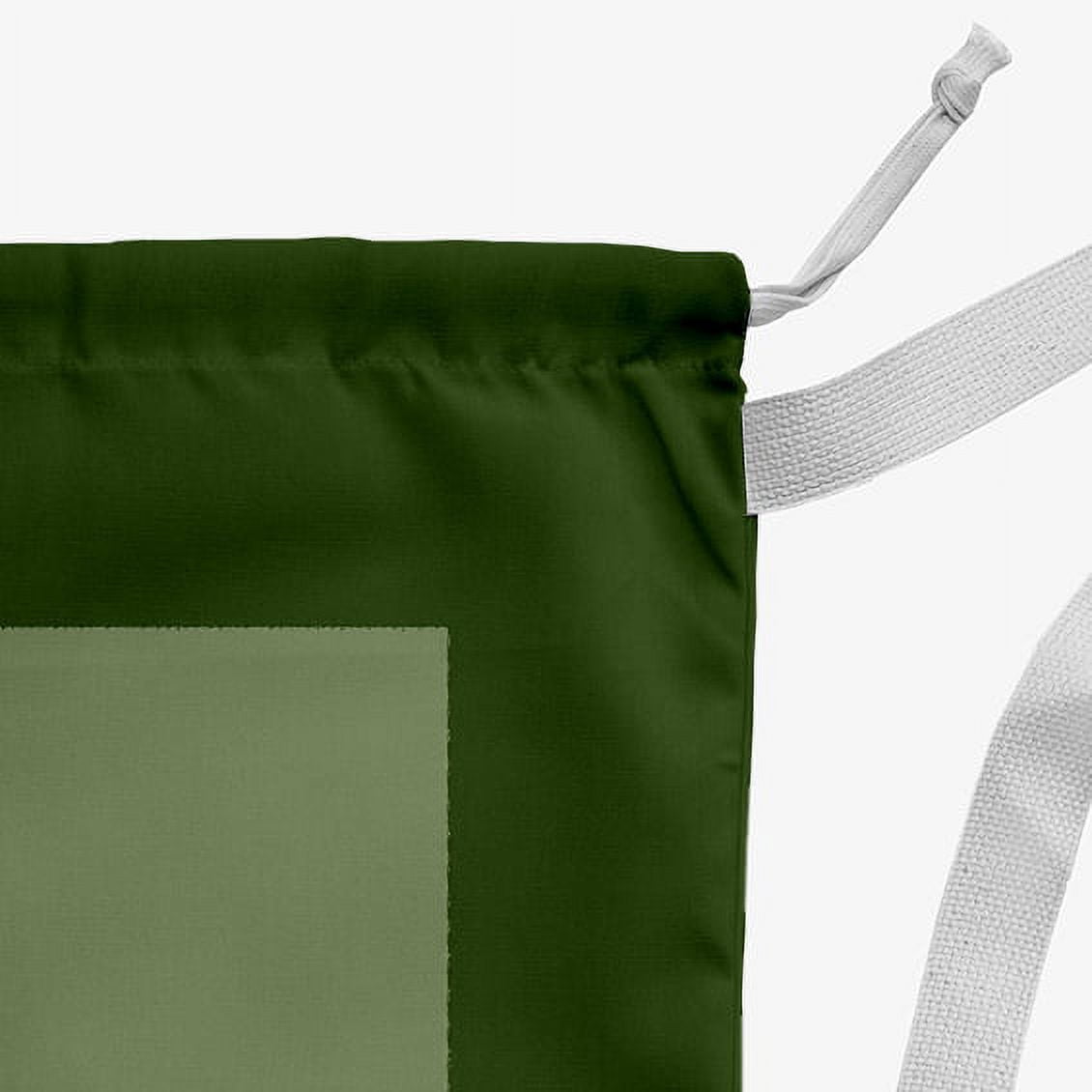 Simply Daisy Noel 18 x 29 in Dark Green Laundry Bag