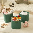 thumbnail image 2 of Storage Cubes 11 Inch Storage Bins-3 Pack, Cotton Rope Woven Baskets for Organizing, Square Baskets for Shelves Organizer, Classroom, Toy Basket, Green, 2 of 14