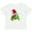 AA-White, variant on Inktastic Christmas Turtle in with Santa Hat and Snowflakes Boys or Girls Baby T-Shirt