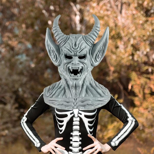 Máscara de cabeza de Halloween, accesorios de disfraz de EVA, máscara de de Halloween para festival, cosplay