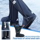 thumbnail image 3 of Fundas para zapatos de ciclismo al aire libre contra la lluvia, gruesas, de tubo alto, para acampar, impermeables, R4V1, 3 of 6