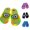 Yellow, variant on Girls Slippers Light Up Flashing LED Sandals Cute Cartoon Slides Non Slip Comfortable Indoor Outdoor Beach Slippers Kids Footwear