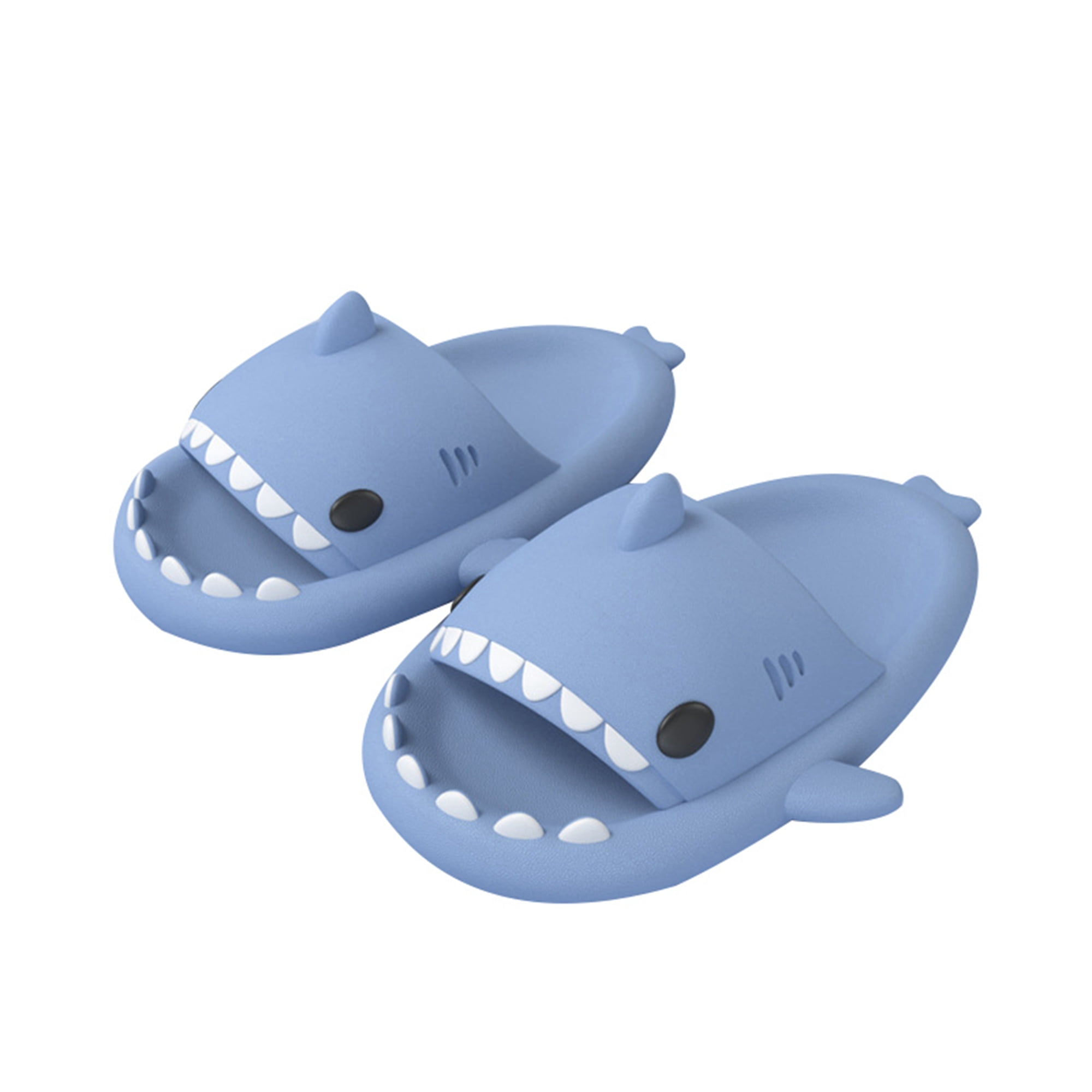 Cute Shark Slippers for Women Men Anti-Slip Novelty Open Toe Slides ...