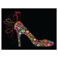 thumbnail image 2 of Design Art - Chaussure Colorée avec un Nœud, 2 of 4