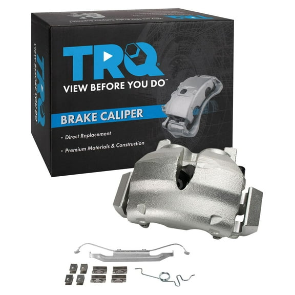 TRQ Front Left Brake Caliper w/Bracket Drivers Side Compatible with 2003-2006 Ford Expedition Lincoln Navigator