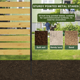 thumbnail image 7 of Hassch 72.8"H x 38.5"W No Dig Cedar Wood Privacy Screen for Trash Can & Pool Equipment, Decorative Patio Privacy Screen, Outdoor Privacy Fence Panel, Air Conditioner Fence, Natural, 7 of 7