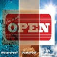 thumbnail image 6 of Come In We're Open Yard Sign 10 Pack of 24 Inch x 36 Inch Double Sided Weatherproof Heavy-Duty Plastic with Stake | Business Signage, Clear Messaging, Customer Ready | Made in USA, 6 of 7