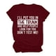thumbnail image 3 of Gibobby Playera de Verano para Mujer Women O Tops Neck Printing Sleeves T Casual Shirt Blouse Short Loose Women's Blouse(Vino,XL), 3 of 5