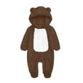 thumbnail image 6 of FUZHIQ Family Pajamas Matching Sets Winter Fuzzy Xmas Pjs Cute Holiday Flannel Sleepwear Christmas Onesie, 6 of 7