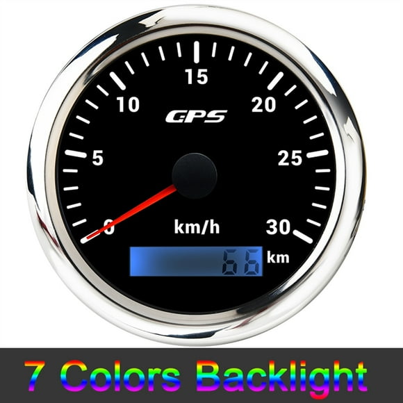 85MM GPS Speedometer With 7 Colors Backlight Speedometer Sensor Set For Motorcycle Marine Boat Car Auto 12V 24V ,Wide Applicability
