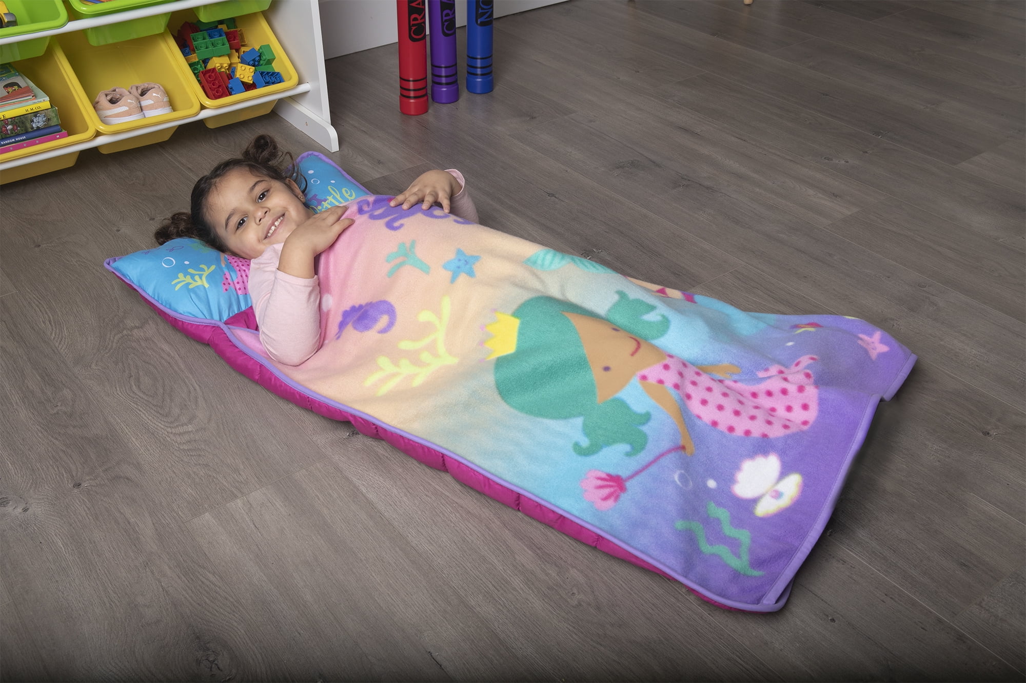 Funhouse Dream Big Little Mermaid Toddler Nap Mat