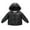 Black, variant on Esaierr Boys Girls Winter Down cotton jacket Coats for Toddler Baby 9M-7Y Winter down Outerwear Kids Thickened Warm Hooded Down Jacket