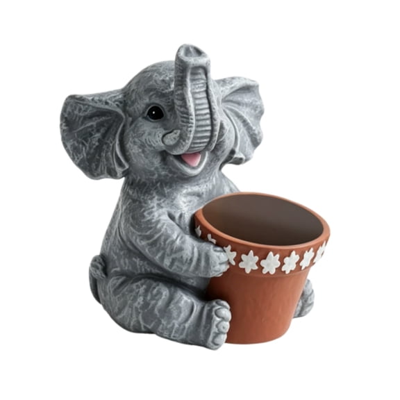 Orangide Alien Flower Pots for Plants and Small Plants Elephant Shape Planter Creative Novelty Pot for Indoor Outdoor Gardening Home Decor Idea Gift Idea