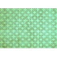 thumbnail image 1 of Ahgly Company Machine Washable Indoor Rectangle Abstract Turquoise Blue Modern Area Rugs, 8' x 12', 1 of 4