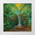 thumbnail image 1 of Francis, Sandra 26x26 White Modern Wood Framed Museum Art Print Titled - Jungle Pool, 1 of 4