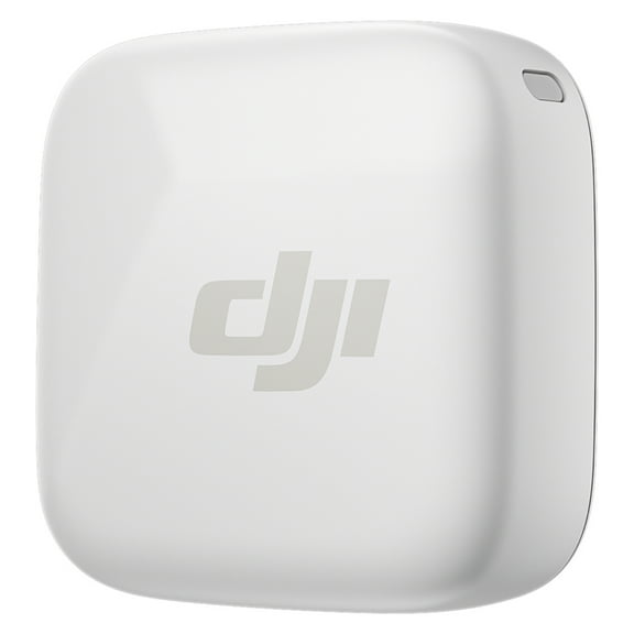 DJI Mic Mini Clip-On Transmitter with Built-In Microphone, Arctic White