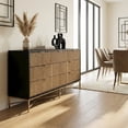 thumbnail image 3 of Origins by Alpine Larsen 7 Drawer Dresser in Black, 3 of 10