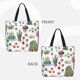 thumbnail image 2 of Balery Frog and Forest Plants Bolsa de Mano para Mujeres con Cremallera, Bolsa de Gimnasio con Compartimentos, Bolsa para Laptop, Bolsa para Trabajo, 2 of 7