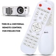 thumbnail image 3 of Jinsinto Replacement Remote Control for All Types of Projectors, Universal Projector Remote Control, White, 3 of 5