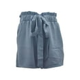 thumbnail image 4 of Qmyliery Women’s Summer Casual Loose Short Pants Fashion  Tie-up Elastic High Waist Shorts, 4 of 8