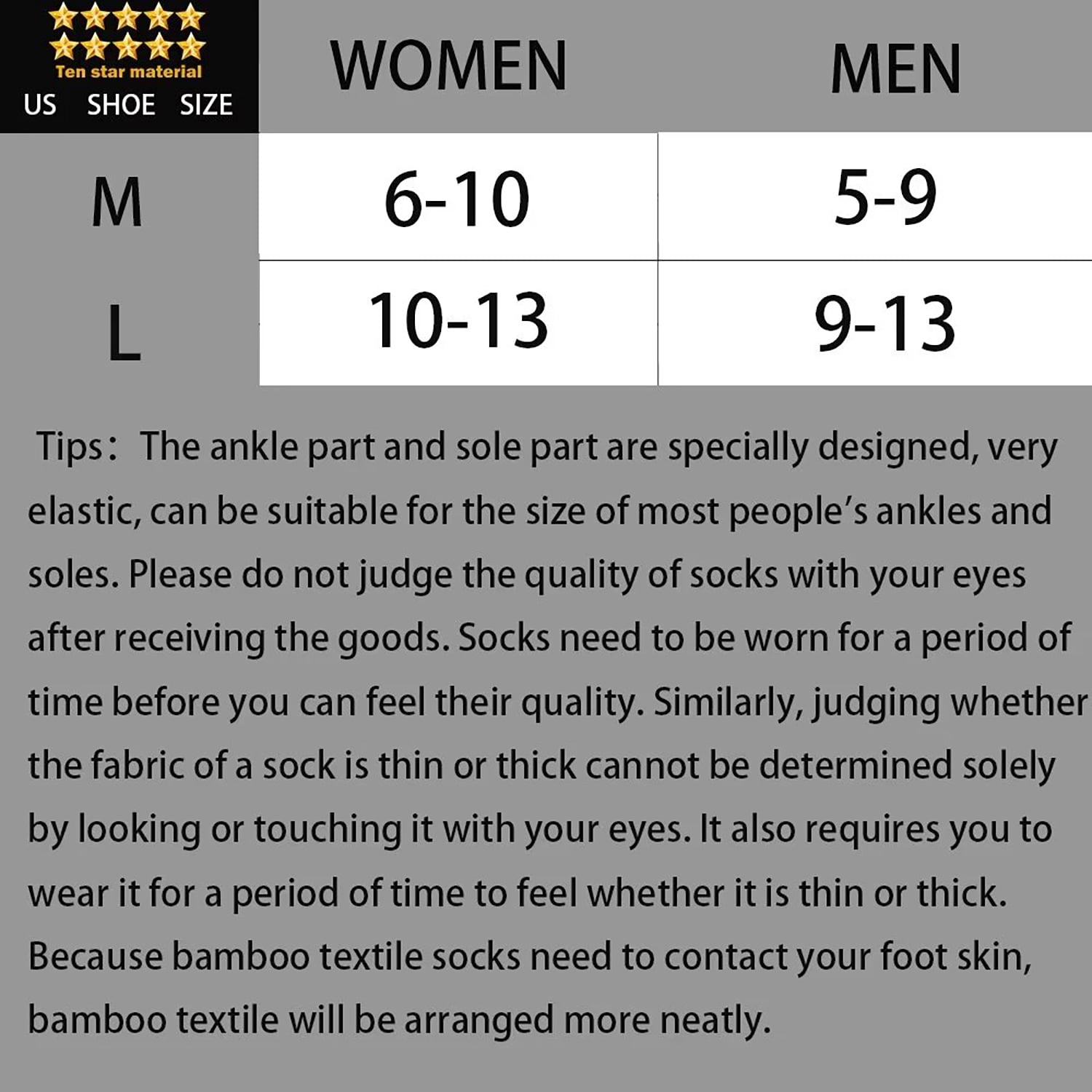Bamboo Low Quarter Thin Ankle Sock for Men and Women Anti Odor Natural Breathable Comfortable Socks 6 Pairs