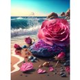 thumbnail image 1 of Kit de pintura por números DIY flor de mar mano aceite arte imagen artesanía decoración del hogar (H572) FLhrweasw Nuevo, 1 of 9