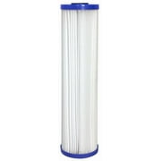 Omnifilter 20" Heavy Duty Sediment Pleated Filter Cartridge Fits Om, Each