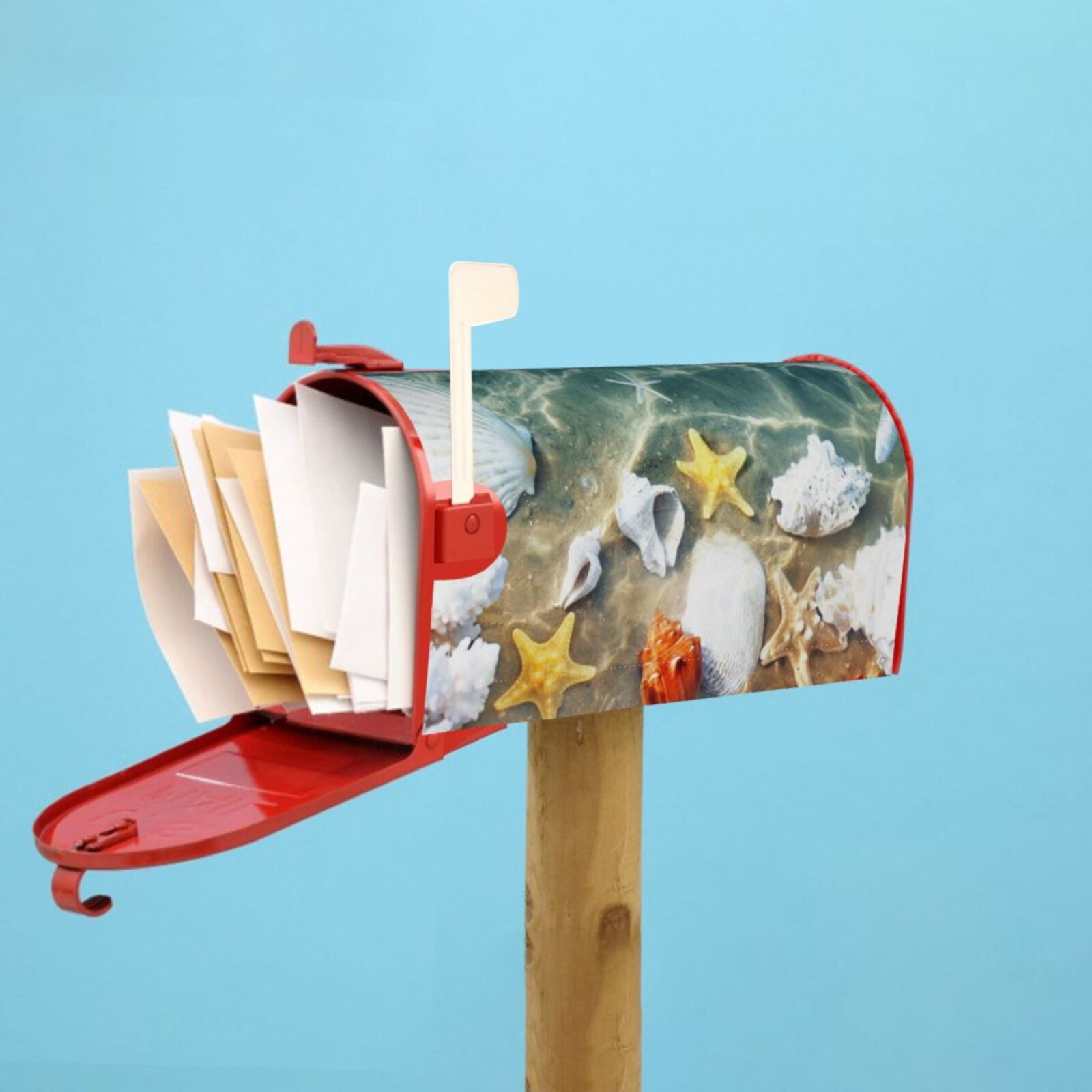 Kdxio Magnetic Mailbox Cover 21x18 in Mailbox Cover Outdoor Decoration Holiday Mailbox Covers for Home Garden Yard-21x18 in