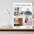 thumbnail image 3 of MesaSe USB Eye Protection Desk Lamps Cute Cat Night Light 400mAh Reading Lamp (White), 3 of 7