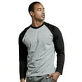 thumbnail image 3 of 3 Packs of Top Pro Men & Women Long Sleeve Baseball Raglan Tee Shirt Top (S-3XL), 3 of 4