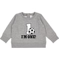thumbnail image 2 of Inktastic First Birthday Soccer 1 Year Old Baby Sweatshirt, 2 of 4