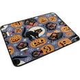 thumbnail image 2 of GZHJMY Halloween Decor Doormat Non-Slip Halloween Pumpkins Bathroom Rug Mat Absorbent Bath Mat for Bathroom Machine Washable, 15.7"x23.6"（29）, 2 of 7