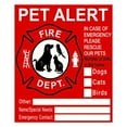 thumbnail image 1 of KPet Inside Sticker Fade Inside Fire Sticker Alert in of Emergencies Fire Decal for Cat/ Home Window Door Sign, 1 of 4
