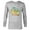 Athletic Heather, variant on Disney Stitch Beach Vibes 626 Alien Fun in the Sun - Long Sleeve T-Shirt for Men - Customized-White