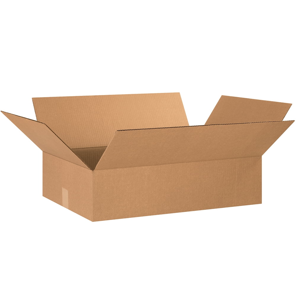 Si Products Flat Corrugated Boxes 24 X 16 X 6 Kraft 20 Bundle Bs241606 Walmart Com