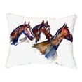 thumbnail image 3 of Betsy Drake NC419 16 x 20 in. Three Horses No Cord Pillow, 3 of 3